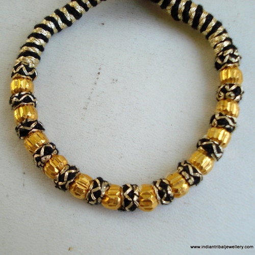 Gold vermeil gold gilded metal beads shops bracelet bangle cuff india