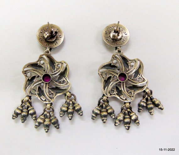 Traditional Design sterling silver colour stones … - image 3