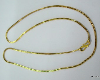 20 kt gold chain vintage gold chain antique gold chain handmade gold chain