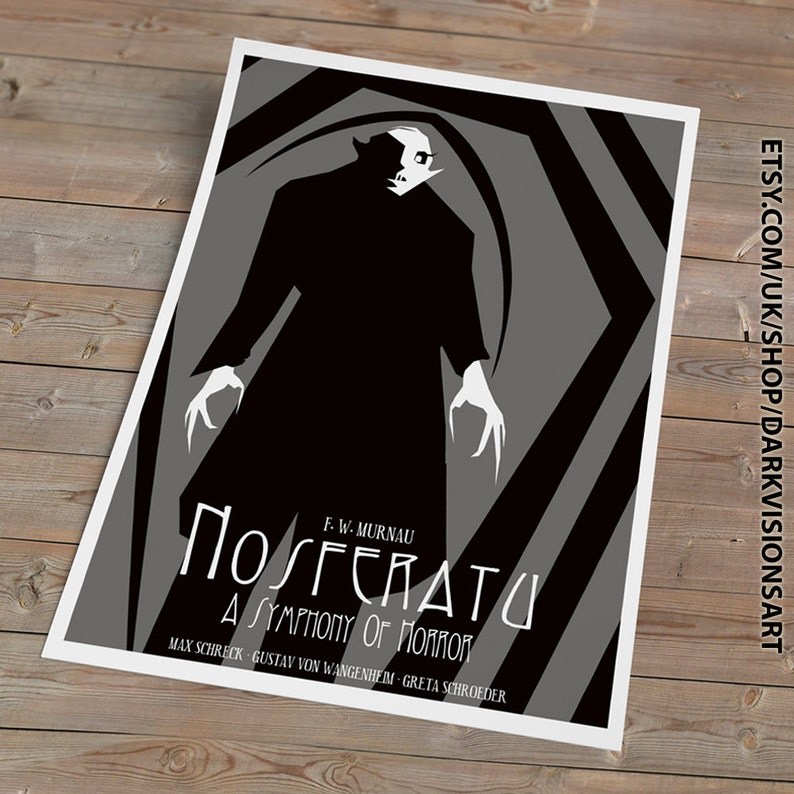 Nosferatu Poster Art Print Etsy