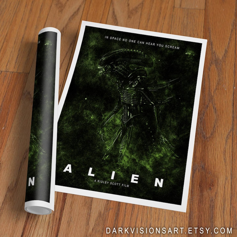 Alien Movie Poster High Quality Giclee Print image 2