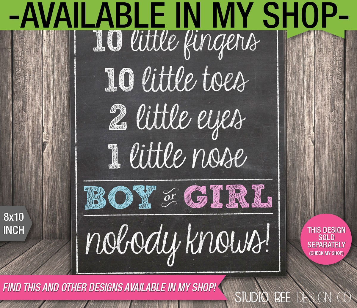 Old Wives' Tales Gender Prediction Poster INSTANT | Etsy