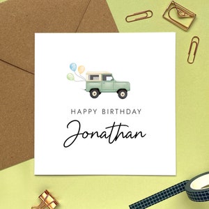d'anniversaire de voiture personnalisée pour lui | Pour homme, fils, petit-fils, beau-frère, neveu, père, mari, partenaire, oncle, petit ami, hommes