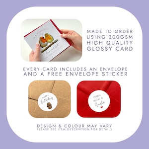 Personalised Cats Birthday Card | For Girlfriend, Boyfriend, Husband, Wife, Fiancé, Fiancée, Partner, Him, Her | 65+ Designs image 8