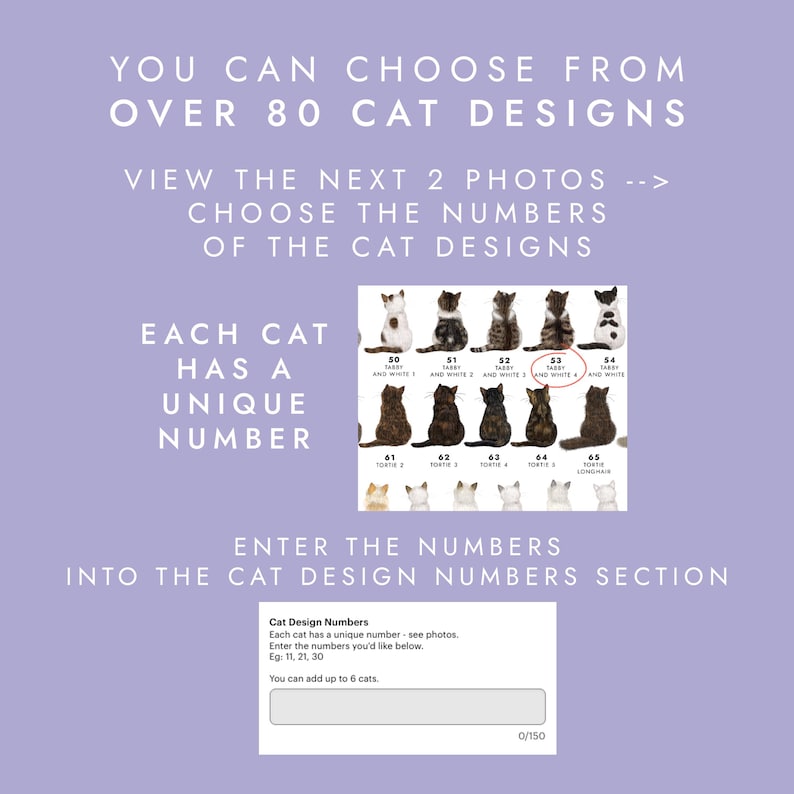 Personalised Cats Birthday Card | For Girlfriend, Boyfriend, Husband, Wife, Fiancé, Fiancée, Partner, Him, Her | 65+ Designs How to Order