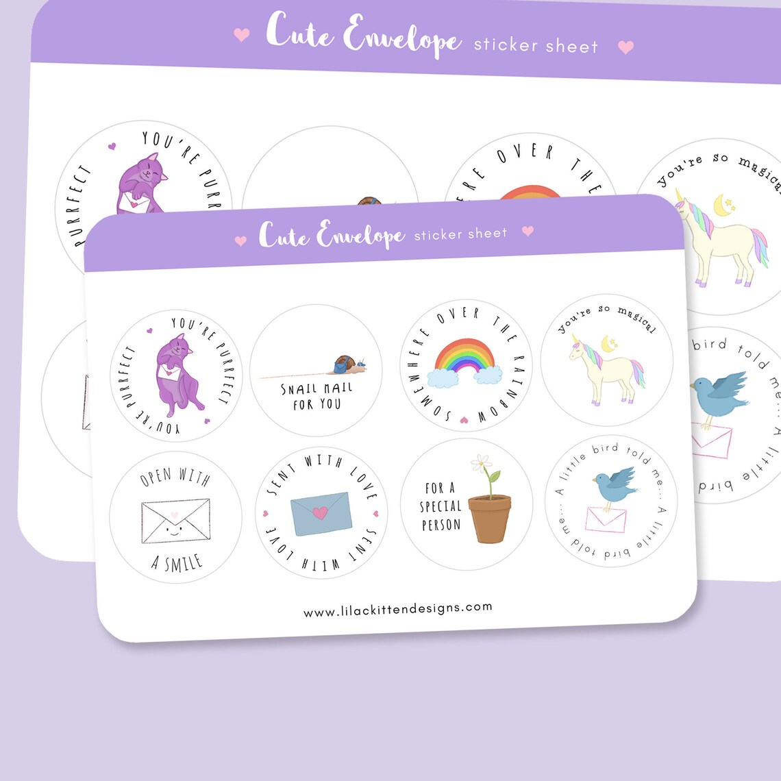 Envelope Sticker Set Envelope Seals Stickers for Envelopes Etsy