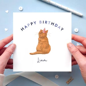 Personalised Choose the Cats Birthday Card for Him or Her | Son, Grandson, Nephew, Dad, Daughter, Granddaughter, Niece, Mum image 7