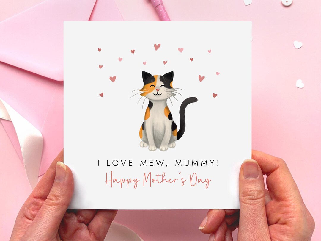 Personalised Cat Mother's Day Card | From the Cat Mothers Day Card ...