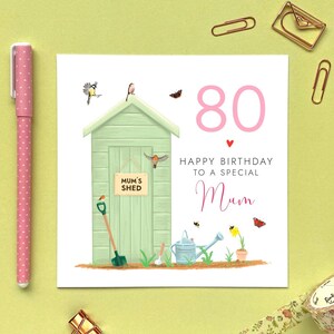 Personalisierte In The Garden Geburtstagskarte für jedes Alter |  Mama, Mama, Mam, Nan, Nana, Nanny Oma, Oma Ur Gran | 60er 70er 80er 90er