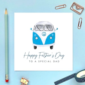 Carte classique de fête des pères en camping-car pour papa, papa, papa, papa, grand-père, arrière-grand-père, grand-père, grand-père, grand-père, grand-père, grand-père