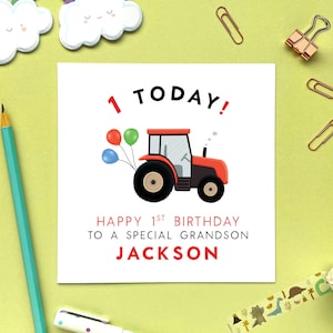 Carte d'anniversaire personnalisée pour garçon, 1 carte aujourd'hui personnalisée pour petit-fils, fils, neveu, frère, filleul, enfants, basse-cour
