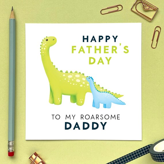 Daddy you're Roarsome Dinosaur Card Daddy Dinosaur Card -  Portugal