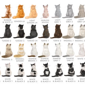 Personalised Cats Birthday Card | For Girlfriend, Boyfriend, Husband, Wife, Fiancé, Fiancée, Partner, Him, Her | 65+ Designs afbeelding 4