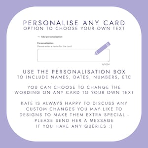 Personalised Cats Birthday Card | For Girlfriend, Boyfriend, Husband, Wife, Fiancé, Fiancée, Partner, Him, Her | 65+ Designs image 9
