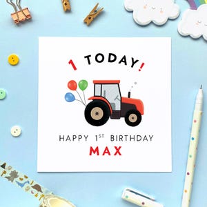 Carte d'anniversaire personnalisée pour garçon, 1 carte aujourd'hui personnalisée pour petit-fils, fils, neveu, frère, filleul, enfants, basse-cour