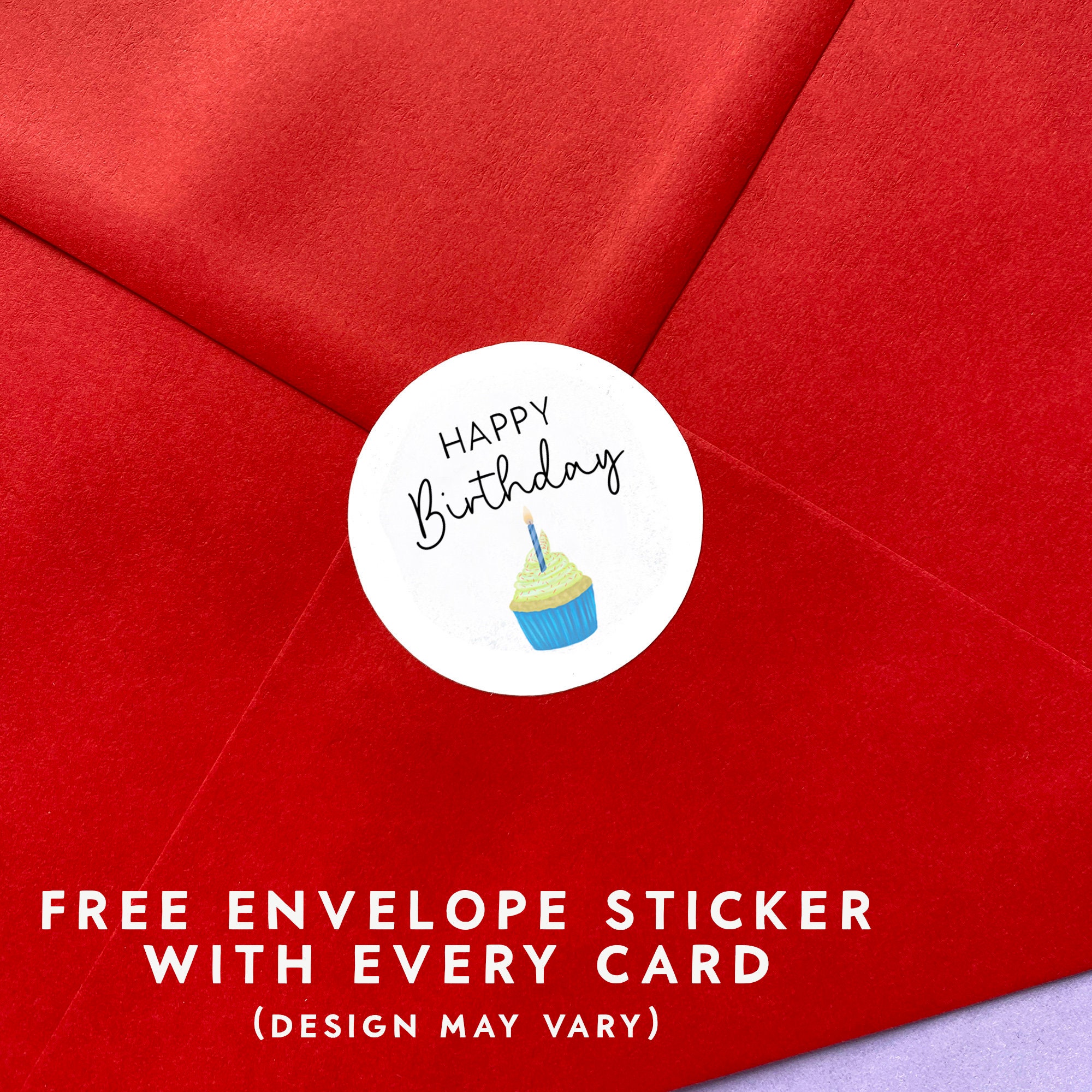 Red Sports Car Birthday Card For Grandson - Blank Inside For Personal Messages