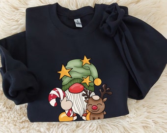 Christmas Gnome Sweatshirt, xmas gonk, Christmas Jumper for women