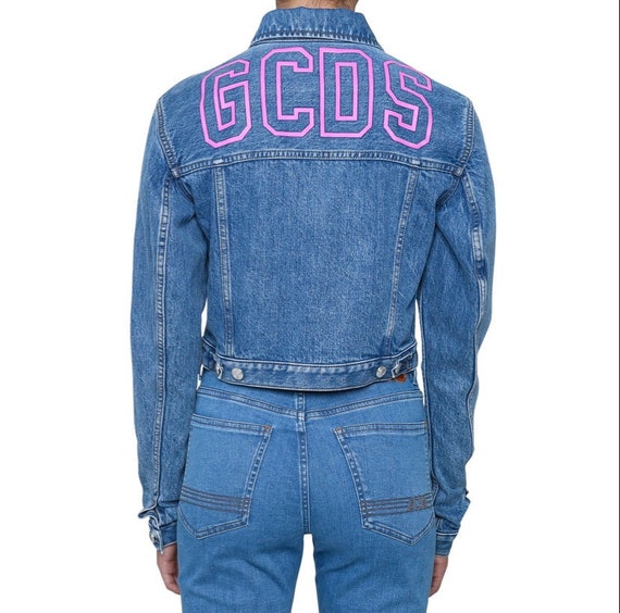 Original CGDS denim jacket with pink logo