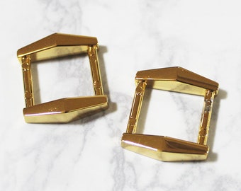4pcs 15mm Multi Angle Square Ring Handbag Supplies Quality Handbag Hardware High-end