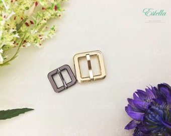 2pcs 15mm 20mm Buckle Octagon Edge Buckle Handbag Hardware High-end