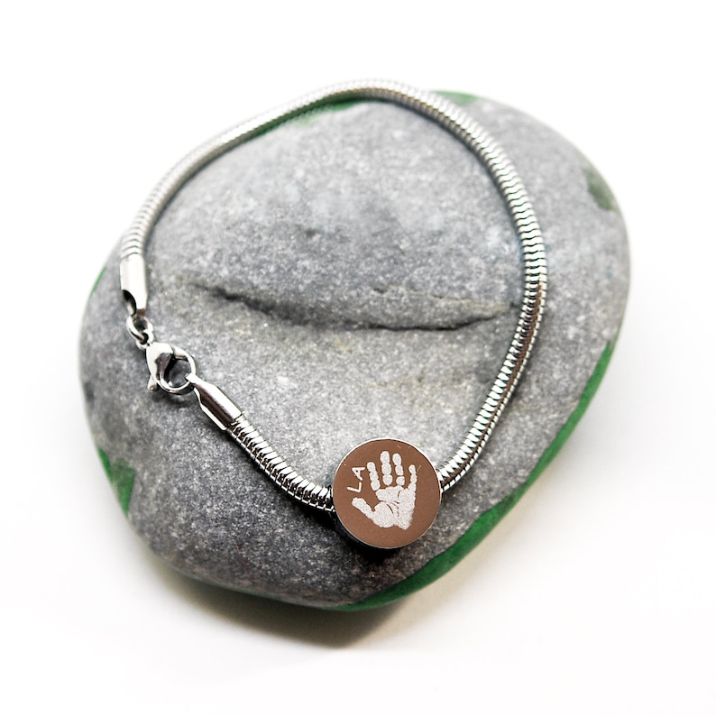 personalised handprint charm