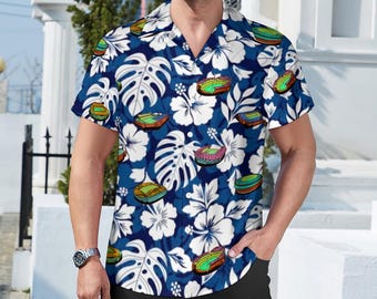 Rugby World Cup 2027 Stadium Cuban collar shirt