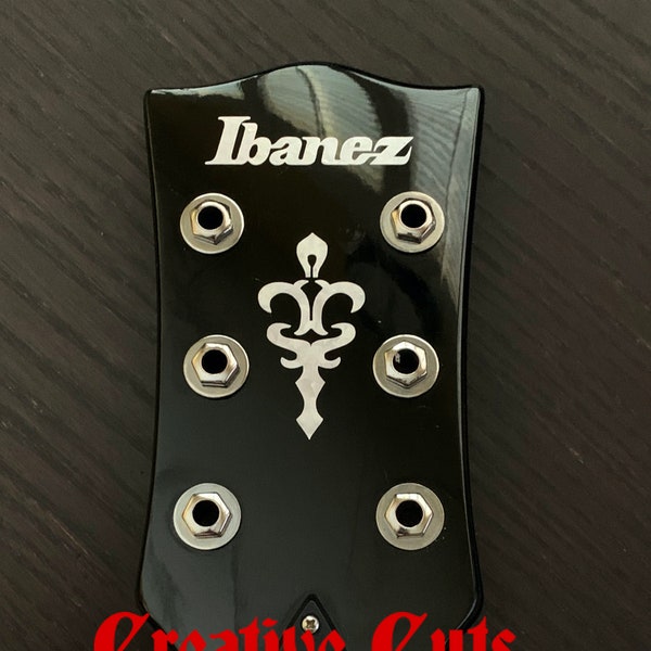 Ibanez ART style  guitar headstock MOP decal set Perfect for Restoration and DIY Project