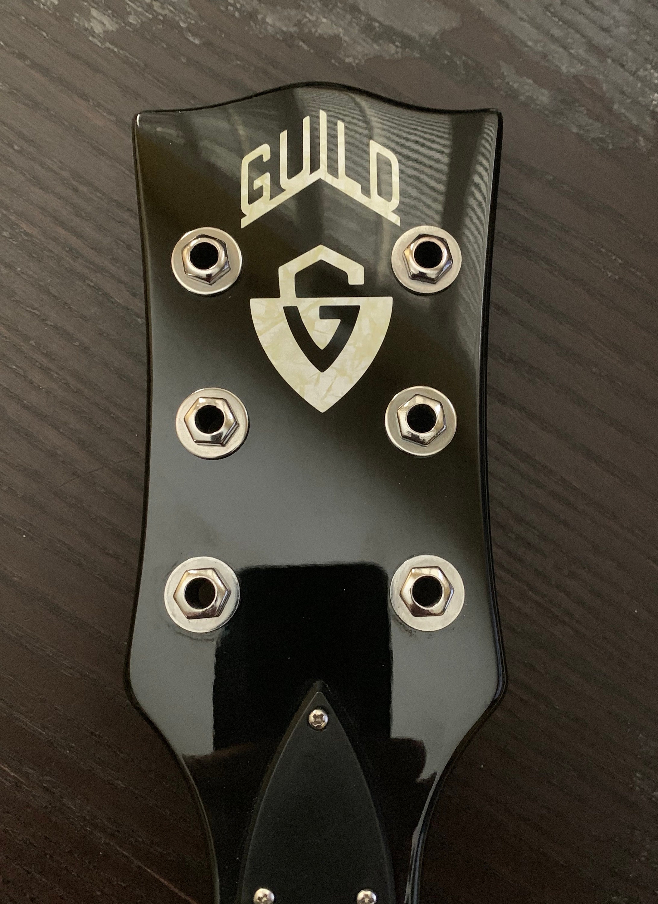 Guild G Shield logo MOP Guitar Headstock Logo Vinyl Sticker Etsy