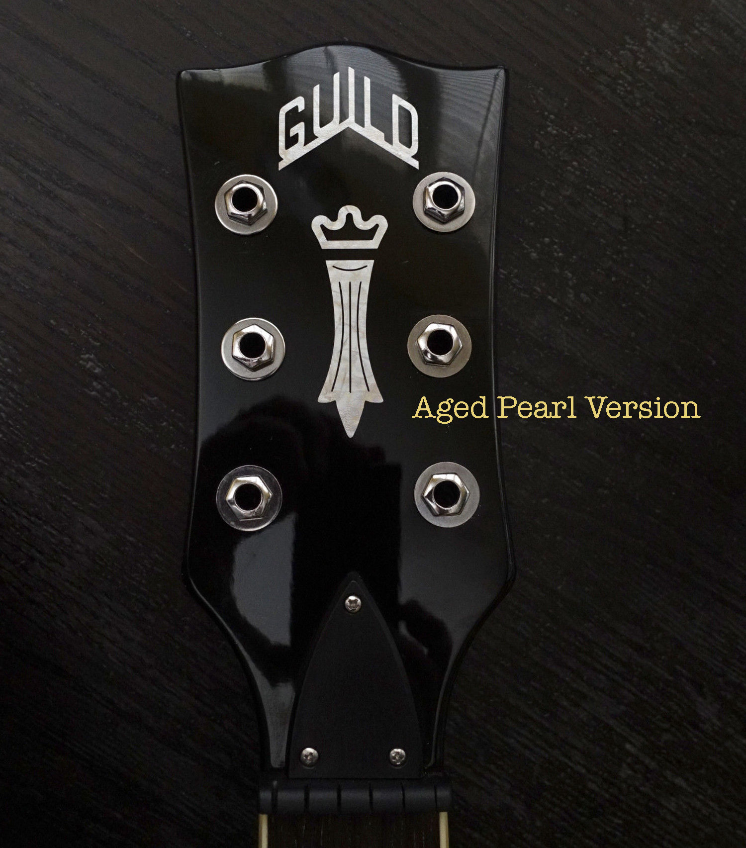 Guild Chesterfield Logo Guitar Headstock Logo Vinyl Sticker Etsy