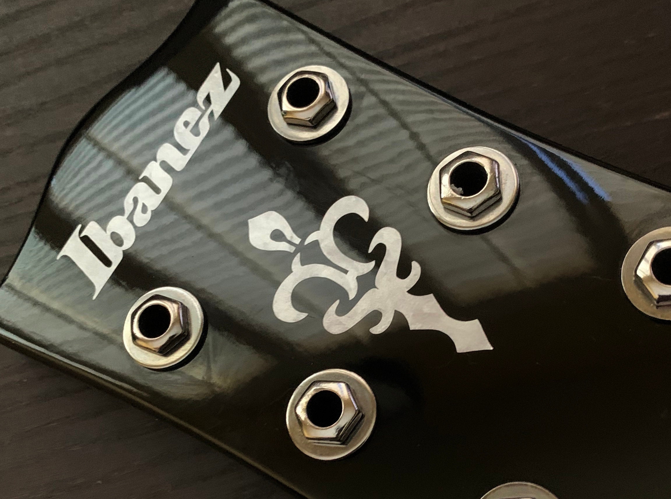 Ibanez ART style guitar headstock MOP decal set Perfect for Etsy