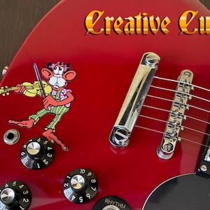 Tony Iommi Custom Monkey Sticker Decal form 1961 SG  decal set Perfect for Custom DIY Guitar Body