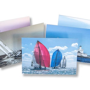 Notecards Featuring Beautiful Sailing Photographs