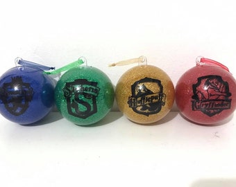 Hogwarts House Christmas Bauble Set