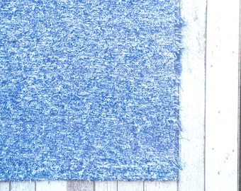 Blue Rug, Area rug, Bedside rug, Nursery rug, Bedroom rug, Kid rugs, Teen room decor, Cotton rug, Bathroom rug, Tapis, Teppich, Bathroom rug