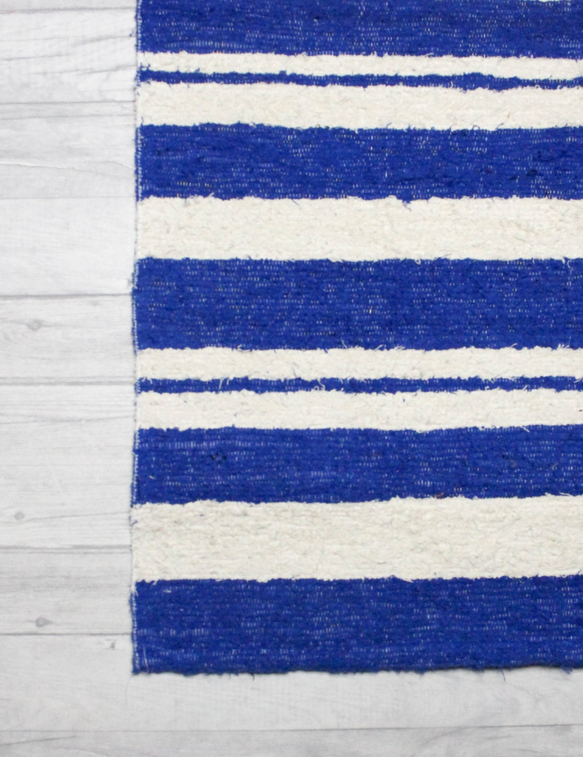 Blue Rug White Rug Bathroom Rug Area Rug Nautical Rug Etsy