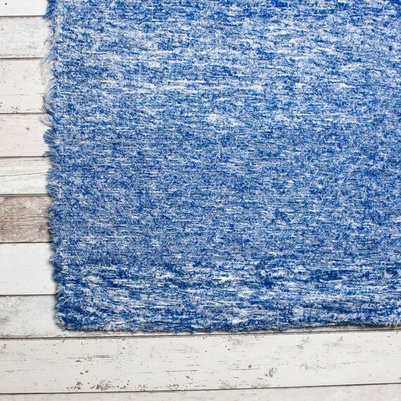 Blue Rug Area Rug Bedside Rug Nursery Rug Bedroom Rug Kid Rugs Teen Room Decor Cotton Rug Bathroom Rug Tapis Teppich Bathroom Rug