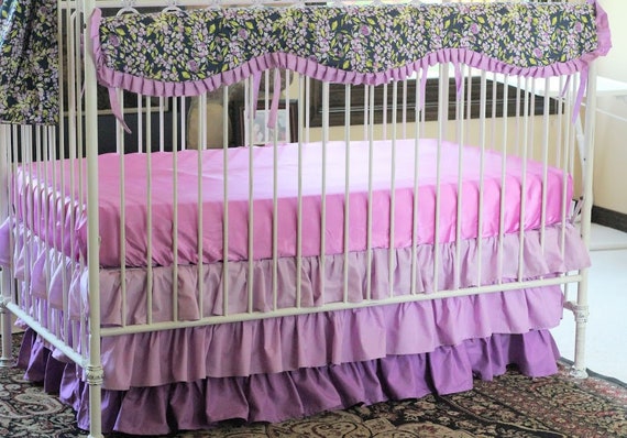 lilac baby bedding
