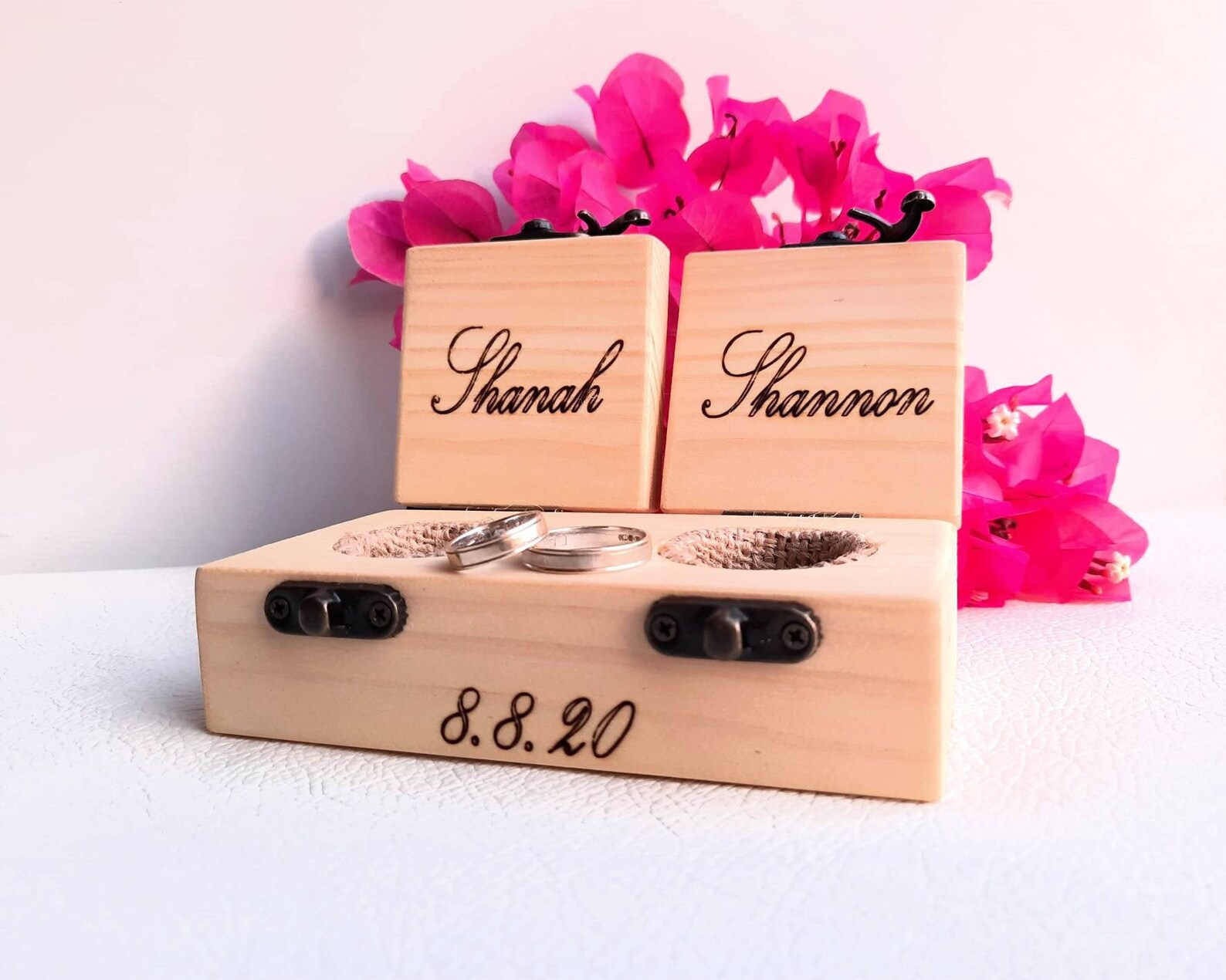 Ring Bearer Box Wedding Ring Box Wedding Ring Holder Rustic Etsy