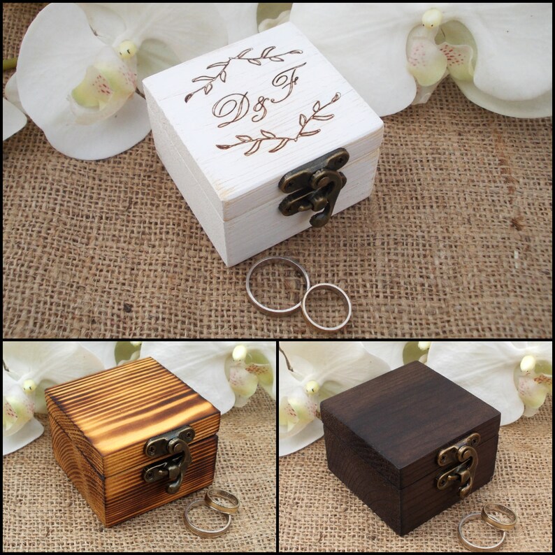 Ring Bearer Box Wedding Ring Box Wedding Ring Holder Wedding Etsy