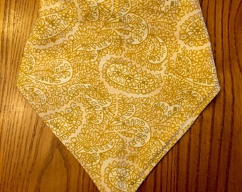 Baby Bandana Bib - yellow