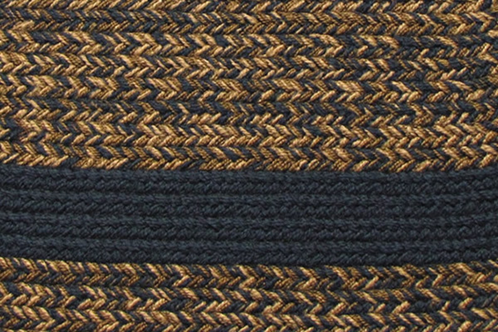 CB Navy Band Braided Rug Etsy