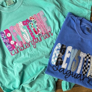 Camiseta Spirit - tamanho unissex - personalizável, roupa para a volta às aulas