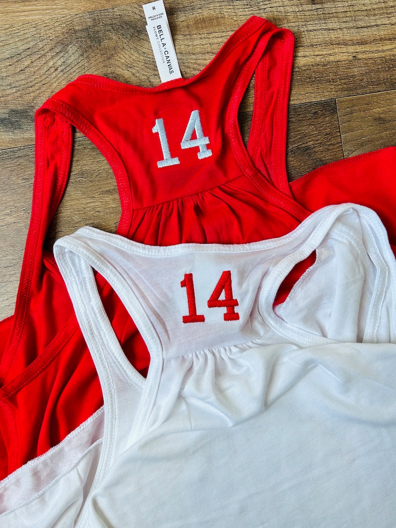 Custom Baseball Tanks - Double Script Team Names- Customizable - Etsy