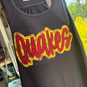 Aangepaste softbaltanks - teamnamen met dubbel schrift - aanpasbaar