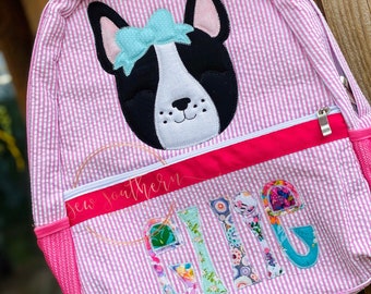 Betsey Johnson French Bulldog Mini Backpack Pink - Etsy display picture 1