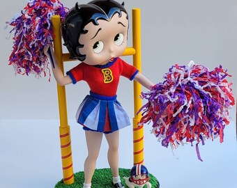 本物のベティ・ブープ磁器人形チアリーダー ダンベリーミント 