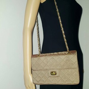 Fabric Two Tone Iridescent Olive Green Bag, Gold Tone Hardware Shoulder Bag Olive Green Purse Never Worn Bag