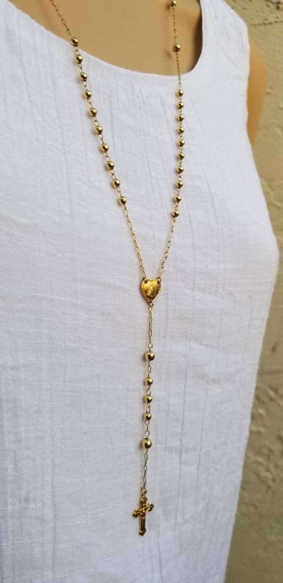 Vintage Gold Filled Rosary