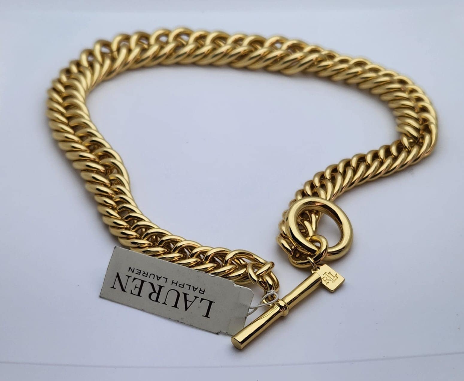 Rare Vintage Ralph Lauren Pocket Watch Fob Chain RLL