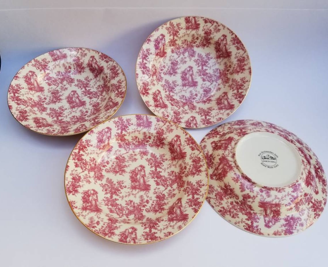 Vintage SET of 4 Soup Plates 8 A Special Place Made Etsy